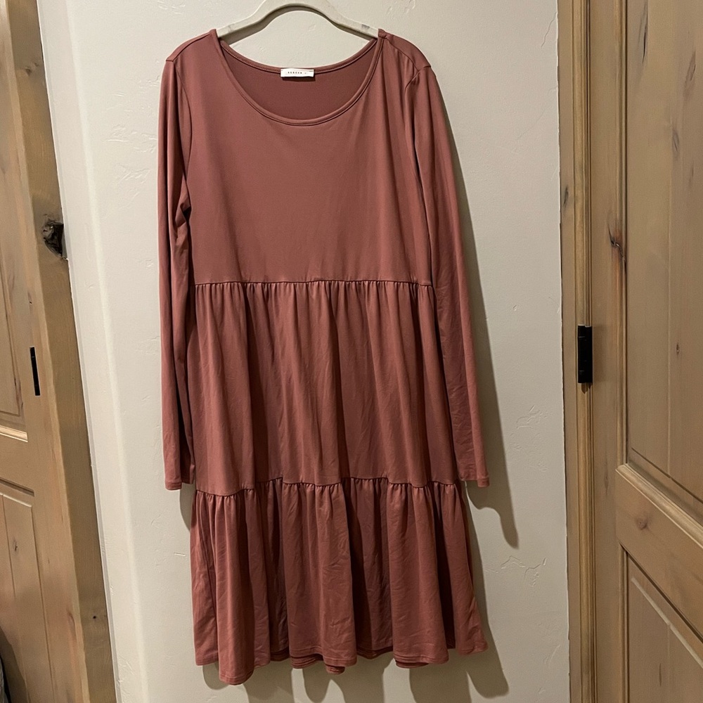 Comfy pink dress